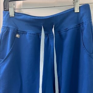 Figs Royal blue jogger scrub pants